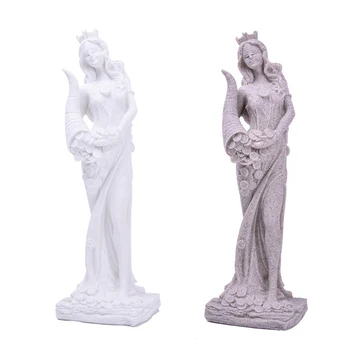 

Abstract Fortune Goddess Statues Sculpture Ornament Handmade Sandstone Wedding Decor Gift for Craft Sculpture Living Room