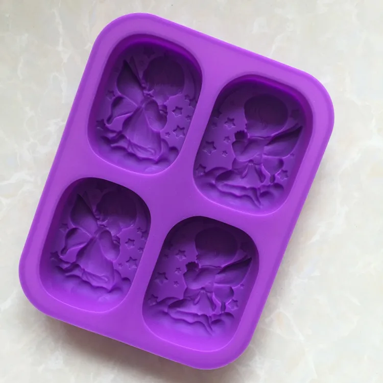 4 различных формы, силиконовая форма для мыла ручной работы, форма для шоколада для выпечки, поднос для кексов, автомобильный ароматизатор - Цвет: 9