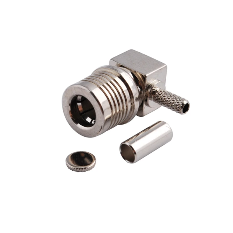 슈퍼뱃 QMA 크림프 수직 RF 동축 커넥터 RG174 RG188A RG316 LMR100 케이블용 - 수직 커넥터