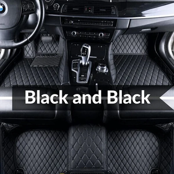 VW POLO Mk5 2009-2018 CLASSIC Tailored Black Car Floor Mats 6R 