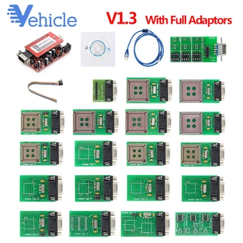 

Diagnostic tool OBD2 Diagnostic with Full Adaptors for All UPA USB Programmer 2014 Version Main Unit V1.3 ECU Chip Tunning