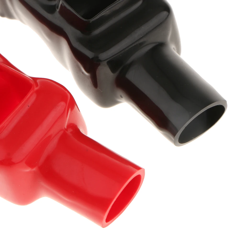 1 Set Plastic Universal PVC Battery Terminal Insulating Protector Covers