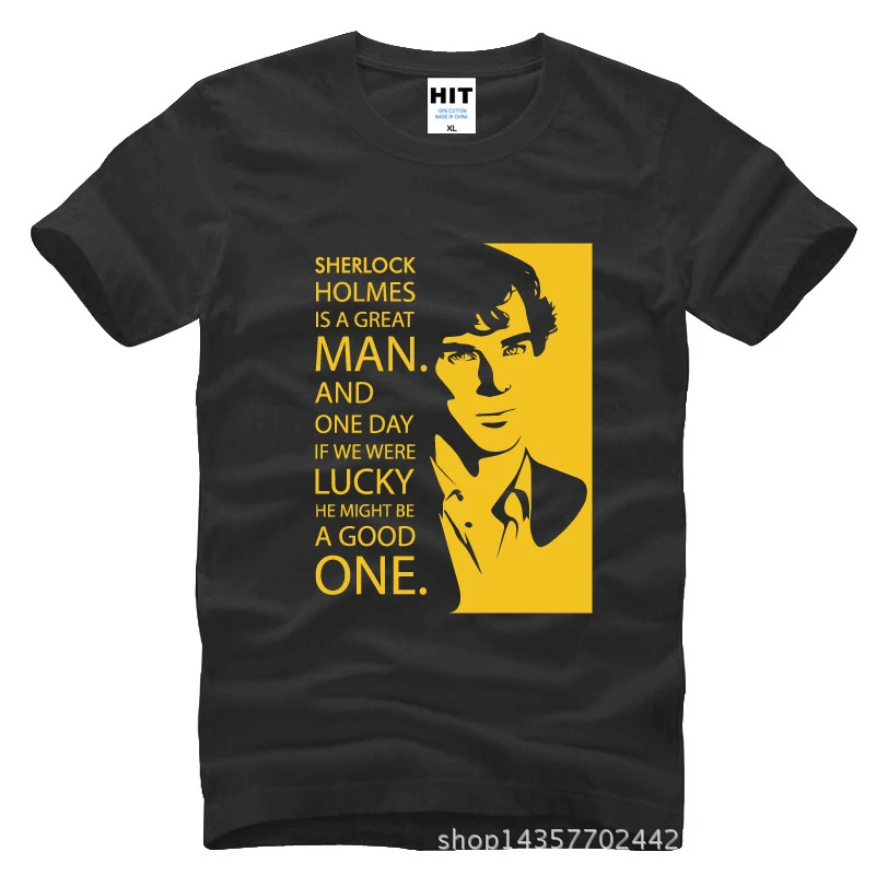 I Am Sher Locked T Shirt Benedict Cumberbatch Sherlock Holmes T Shirt Short Sleeve Top For Sherlock Tees T Shirts Aliexpress