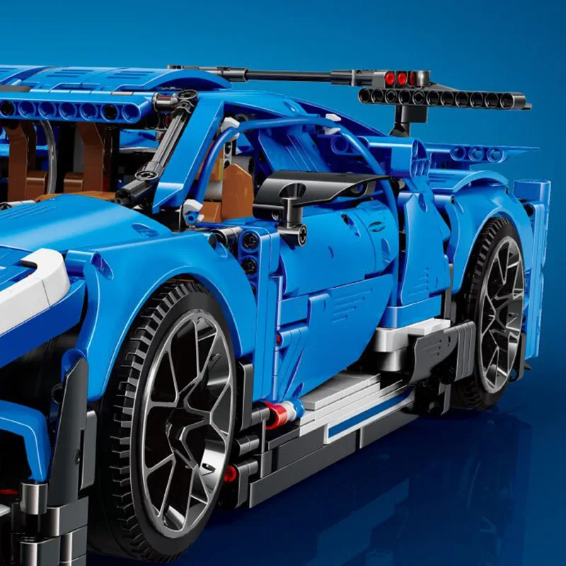 DHL Technic Car MOC 42083 Supercar Bugattis модель La Voiture Noire модель строительные блоки кирпичи детские рождественские подарки