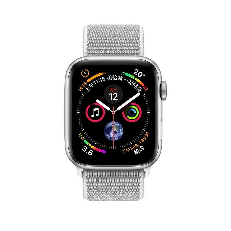 Петля, тканый нейлоновый ремешок для apple watch, ремешок 42 мм, 38 мм, спортивный тканевый нейлоновый браслет 44 мм 40 мм наручных часов iwatch, 4/3/2/1