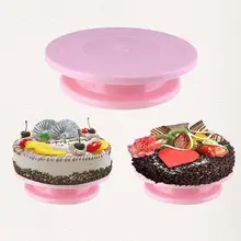 Поворотный стол для выпечки, вращающийся стол для украшения торта, полипропиленовый эмалированный инструмент, домашний инструмент, сделай сам, виниловый стол для торта, нескользящий инструмент для выпечки, принадлежности