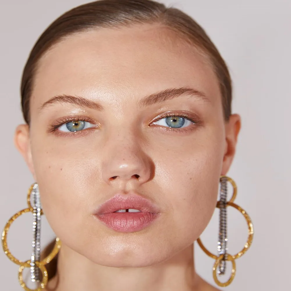 

ZA Charm Flowers Rhinestone Imitation Pearl Round Drop Earrings for Women 2019 Fashion Fairy Beautiful Earring Wedding Holiday