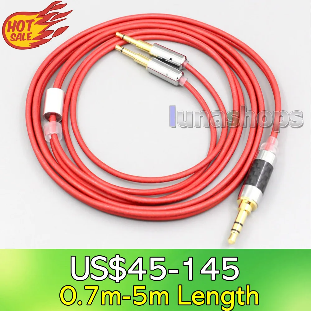 LN006663 XLR 3.5mm 99% Pure PCOCC Earphone Cable For Oppo PM-1 PM-2 Planar Magnetic 1MORE H1707 Sonus Faber Pryma Headphone | Электроника