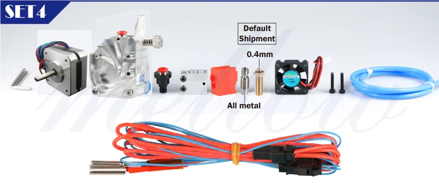 Extrusora de Estrutura Extrusora para Ender Mellow Nf-bmg Aero Hotend Kit Clone Dupla Unidade Bmg 3 Cr10 Prusa i3 Mk3s v6 5 extrusora para ender 3 cr10 prusa i3 mk3s