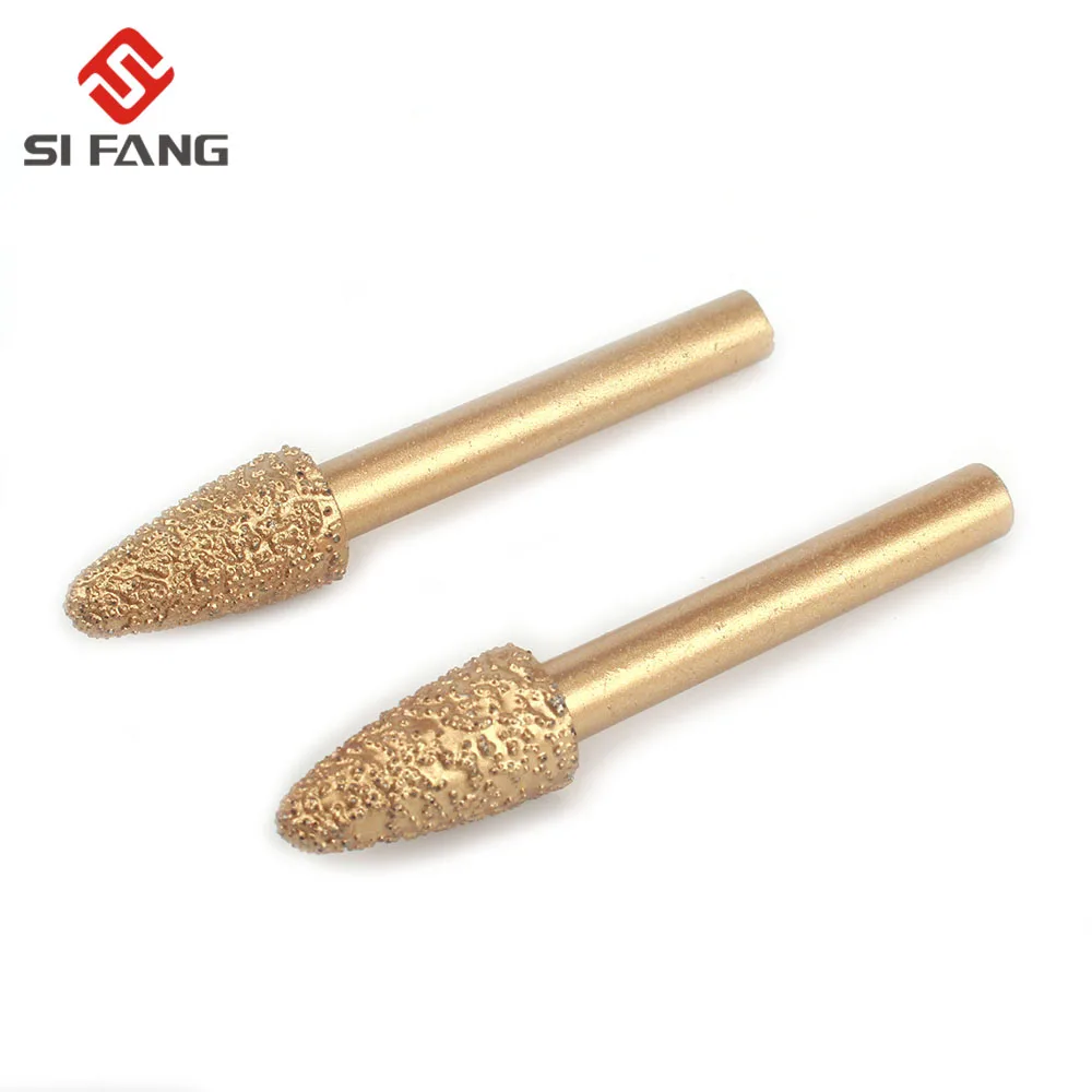 Tronçonneuse Dents Aiguiseur Tête De Meulage Diamant Enduit Cylindrique  Bavure Tronçonneuse Aiguiseur Pierre Sculpture Outils De Meulage 4/5/6mm -  AliExpress