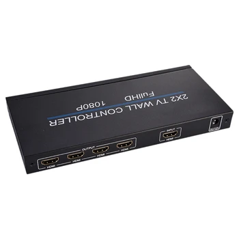 

HOT-2X2 Video Wall Controller 1 HDMI Input 4 HDMI Output 2X1/3X1/4X1/1X2/1X3/1X4 TV Processor Ies Stitching UK Plug