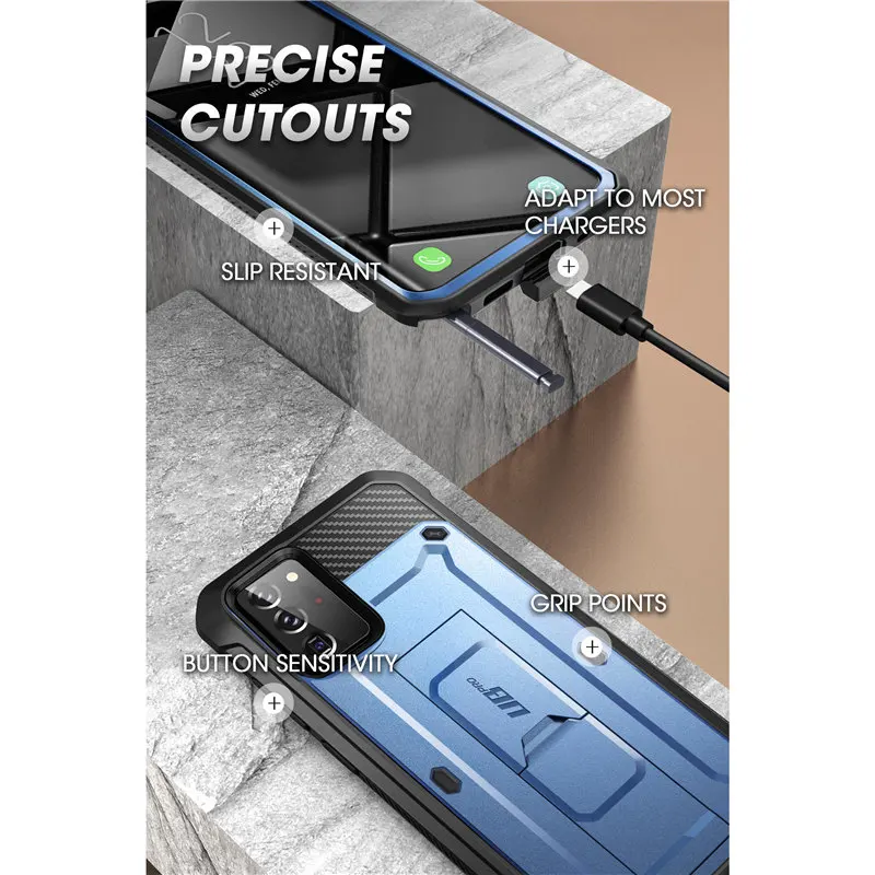 For Samsung Galaxy Note 20 Ultra Case 6.9"(2020) SUPCASE UB Pro Full-Body Rugged Holster Cover WITHOUT Built-in Screen Protector 4