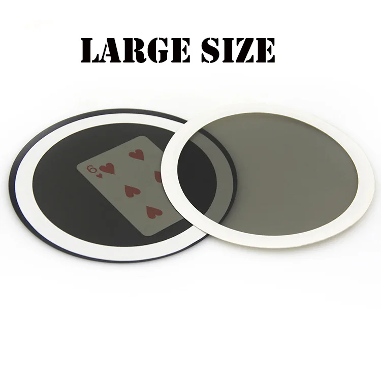 Волшебная зеркальная покерная карточка волшебные фокусы появляющаяся волшебный