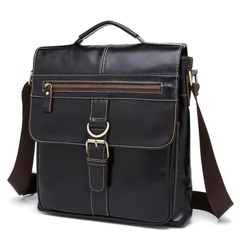 

Fashion Handbag Messenger Bag Men's Shoulder Genuine Leather bags Flap male man Crossbody bags for men women natural Leather bag