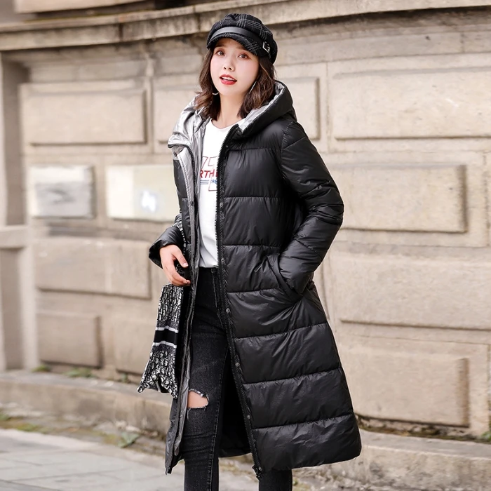 duck Down Jacket Women Winter Plus Size Outerwear Coats Female Long Casual Light Thin Warm Puffer Parka 4xl 5xl |