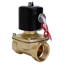 Электрический латунный Соленоидный клапан DN15 DN20 DN25 DN32 DN40 пневматический клапан для воды масла газа AC 220V