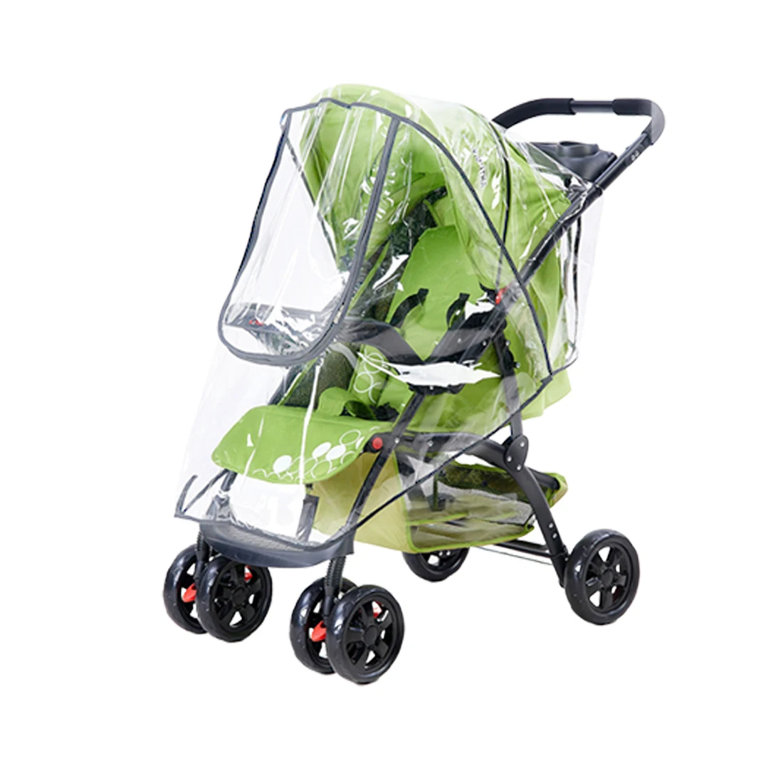 

Universal Waterproof Rain Cover Transparent Wind Dust Shield Zipper Open For Baby Strollers Pushchairs Raincoat