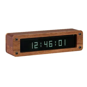 Mini Vintage VFD zegar próżniowy fluorescencyjny wyświetlacz Tube biurko Mantel półka zegary pulpit elektroniczne zegary stołowe tanie i dobre opinie OUTAD CN (pochodzenie) LUMINOVA Ruch falowy DIGITAL Kreatywny Cyfrowy