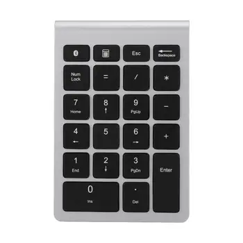 

22 Keys Bluetooth Wireless Numeric Keypad Ultra-thin Mini Number Keypad Digital Keyboard Support for Windows iOS Android System