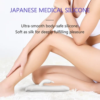 DRY WELL Rabbit Vibrator G Spot Sex Vibrators for Women Blended Orgasm Rotate Beads Clitoris Stimulator Waterproof Dildo 4