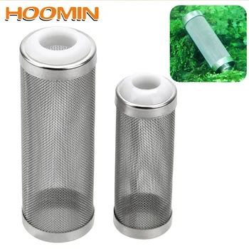 

HOOMIN S/L Size Stainless Steel Filter Shrimp Net Aquarium Accessories Special Shrimp Cylinder Filter Inflow Inlet Protect