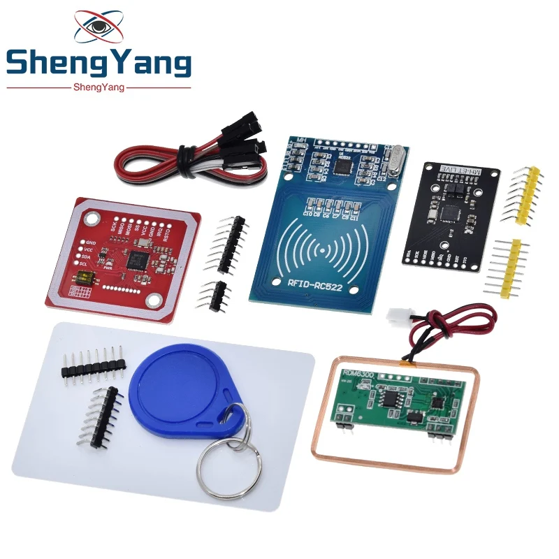 Модуль RFID RC522 MFRC-522 RDM6300 PN532 наборы S50 13 56 МГц 125 кГц 6 см с ярлыками запись и чтение
