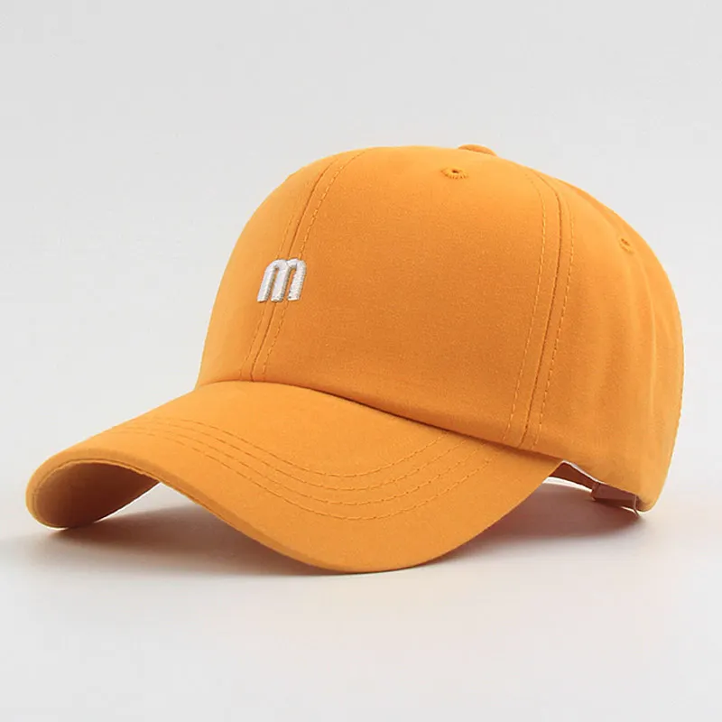 Повседневная мужская бейсболка Wo для мужчин s 3D M изогнутый козырек Snapback черный белый оранжевый синий