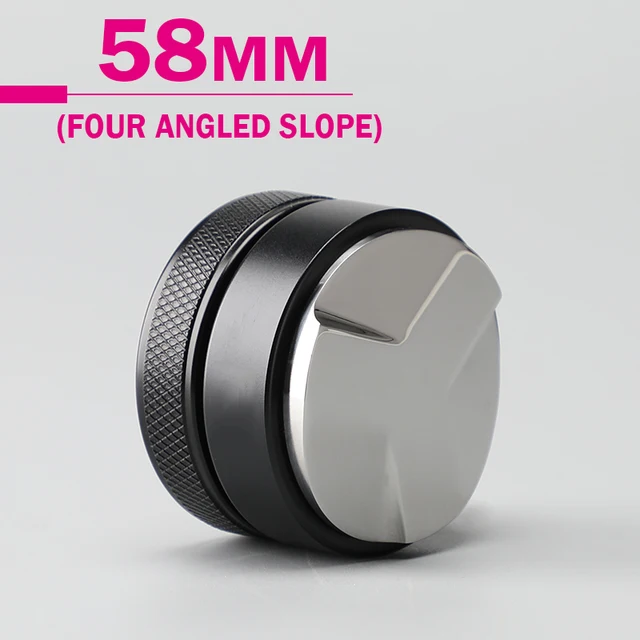 Coffee Tamper 51/53/58/58.35MM  304 Stainless Steel Coffee Distributor Coffee Powder Hammer Convex Base Coffee Accessories 58mm
