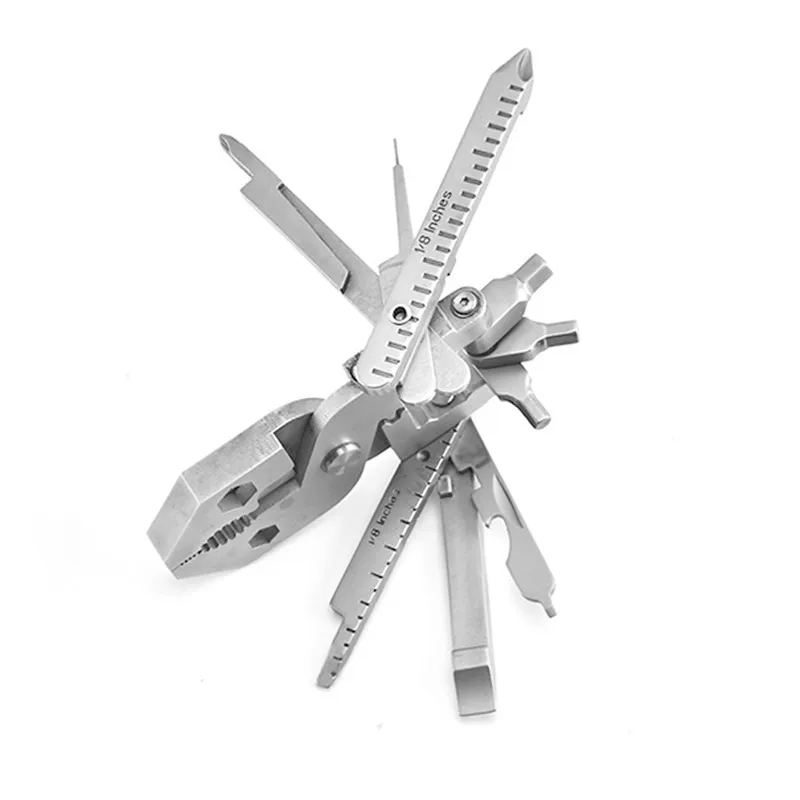 25 в 1 плоскогубцы инструмент, деревообрабатывающие специальные многоцелевые плоскогубцы, портативный многофункциональный инструмент для зачистки проводов режущий зажим Открытый EDC инструмент