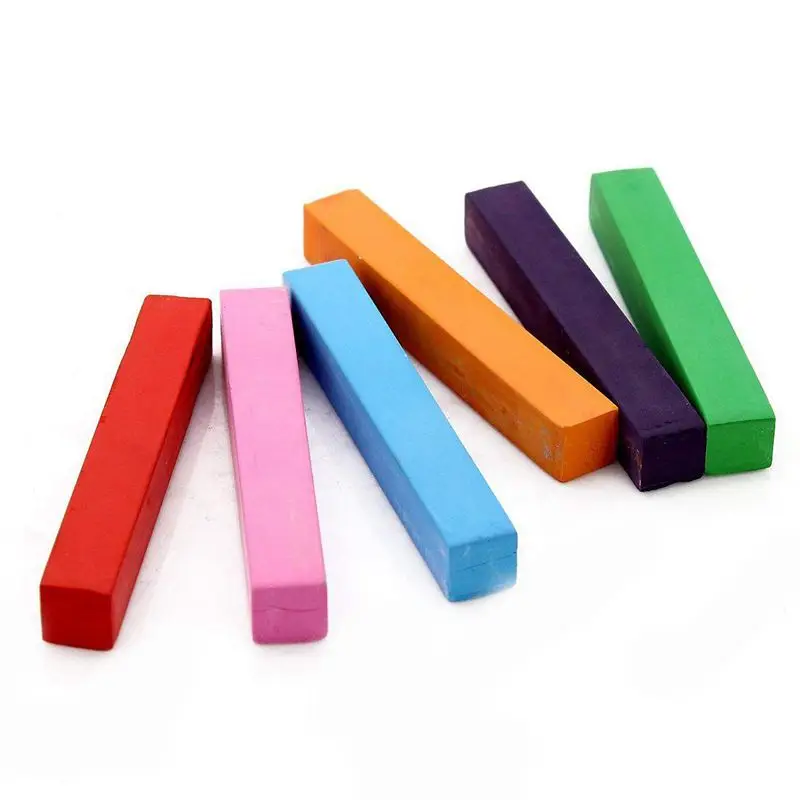 New 6 pcs Painting Non-toxic Temporary Diy Hair Chalk Dye Soft Pastels Salon Kit
