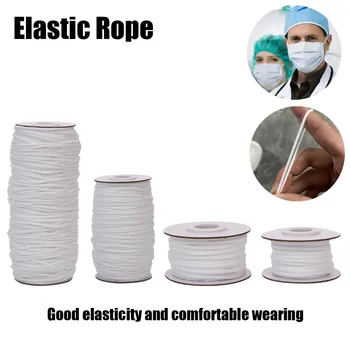 

109 yards Elastic Rope Facemask 0.119 in Elastic Polyemide Stretch Band Craft Sew Diy Face Cover Filter Accessories mondkapjes
