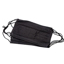 100 шт./упак. Анти-пыль Ветрозащитная маска одноразовая нос Уход за лицом для наращивания ресниц из нетканого материала Тканевые маски черный