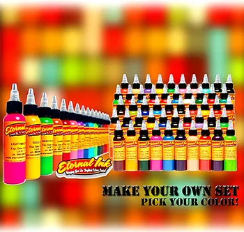 

50Pcs tattoo ink painting tattoo ink set permanent tattoo paint body painting ink also