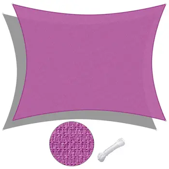 

A+ Yescom 13x10 Ft 95% UV Block Rectangle Sun Shade Sail Canopy Patio Pool Cover Net