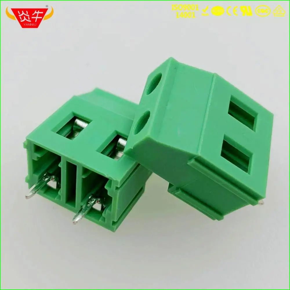 KF129 5,08 мм 3PIN PCB Универсальный Винтовые клеммы DG129-5.08 KF129-5.08-3P SPT 3/3-5,08-1711738 PHOENIX CONTACT YANNIU