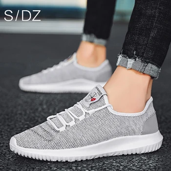 

SDZ Summer men's sports shoes light breathable casual shoes straw shoes tide shoes mesh shoes