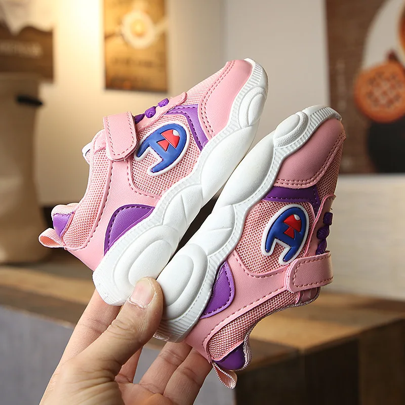 Fashion Explosion Children's Sports Shoes Spring and Autumn New Boys Casual Shoes Breathable Girls Net Red Bear Shoes