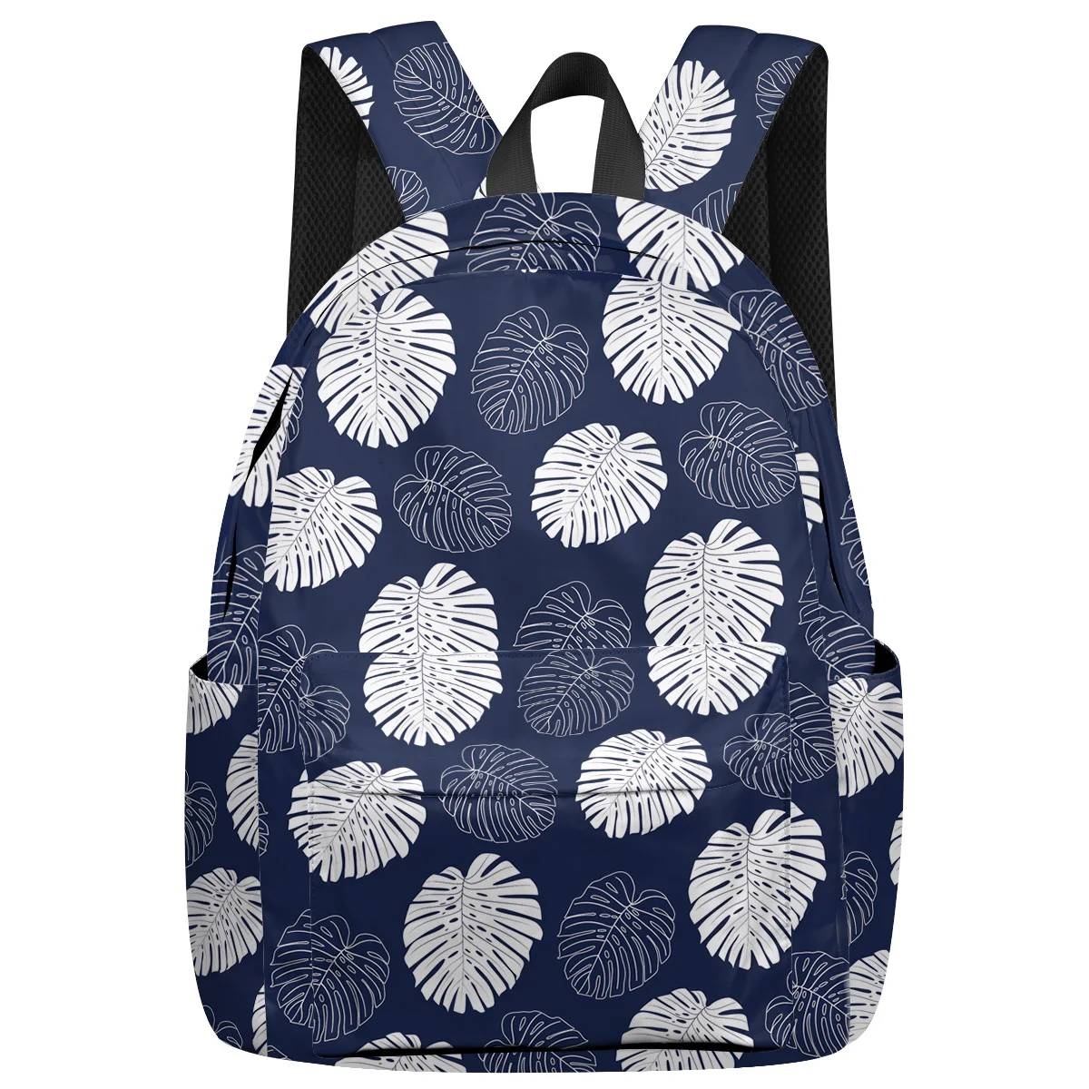 

Navy Tropical Plant Bamboo Laptop With Usb Charging Port Backpack With Wheels Notebook Backpack Computer Backpack Thanksgiving