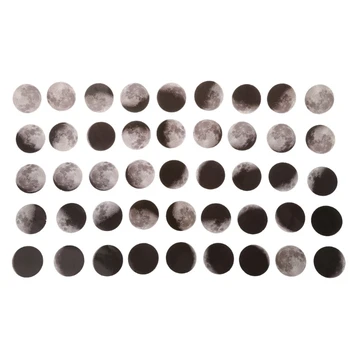 

Phase Of The Moon Planet Scrapbooking Sticker Stationery School Office Supplies