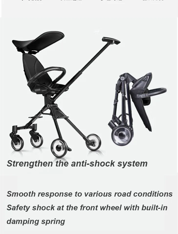 6 месяцев-6 лет Детские транспортные инструменты тележки для детей прогулочная коляска складная переносная детская коляска