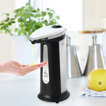 

400ml Touchless Soap Dispenser Automatic ABS Kitchen Bathroom Infrared Liquid Soap Container Dispensador Sanitizer Dispenser