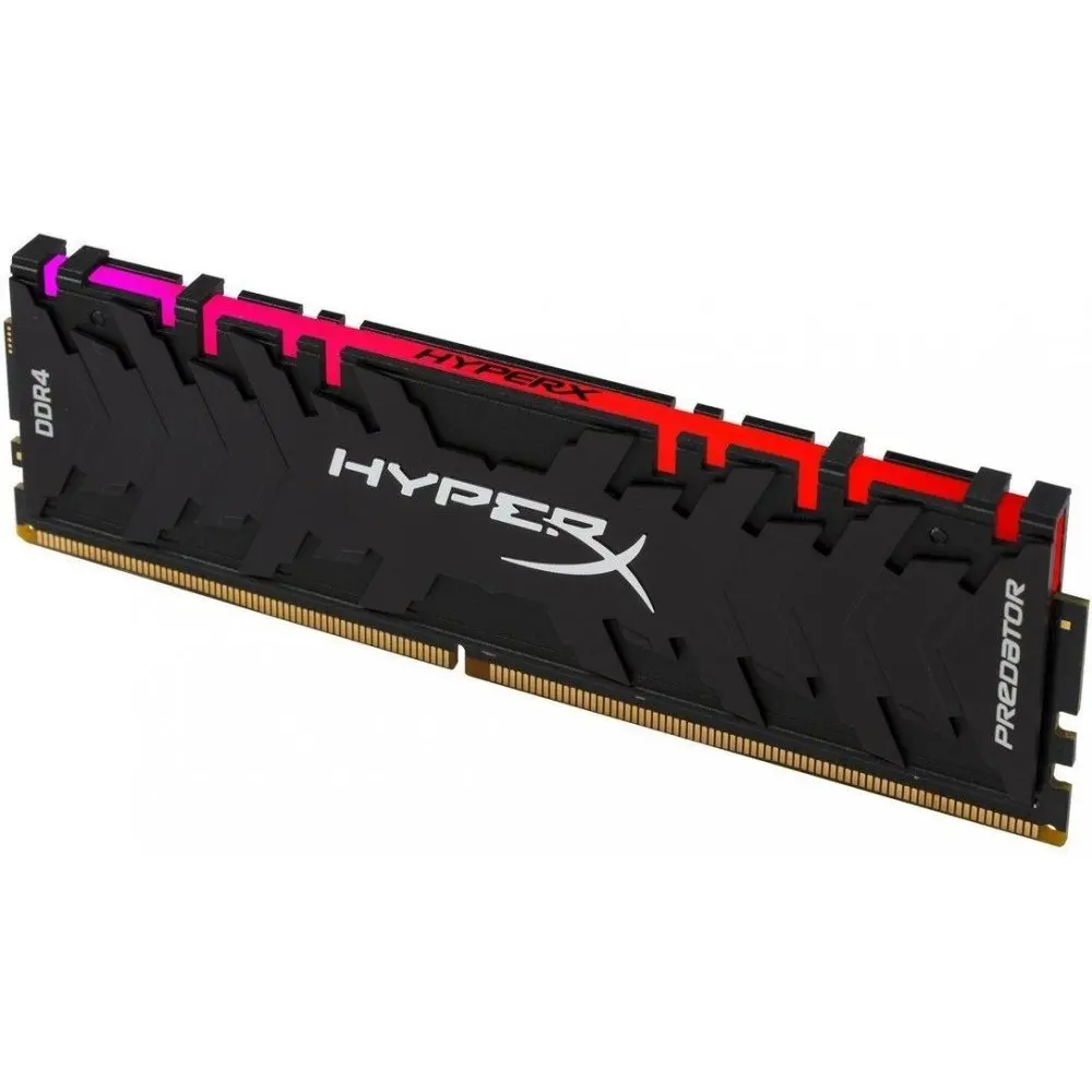 Модуль оперативной памяти ПК Kingston 8GB 2933MHz DDR4 CL15 DIMM XMP HyperX Predator RGB