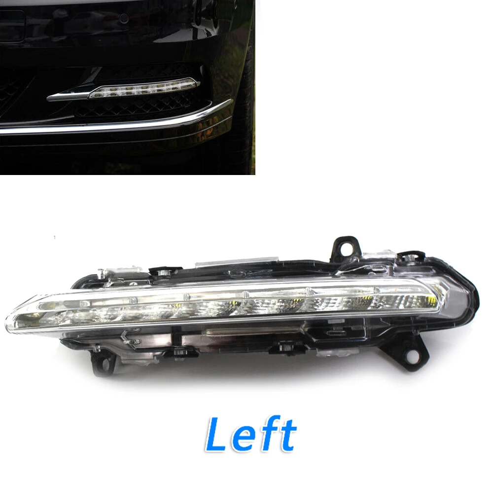 Левая сторона СВЕТОДИОДНЫЙ DRL дневные ходовые огни Противотуманные фары для Mercedes Benz S Class 09 13 W221 S350 грузовик светильник системы