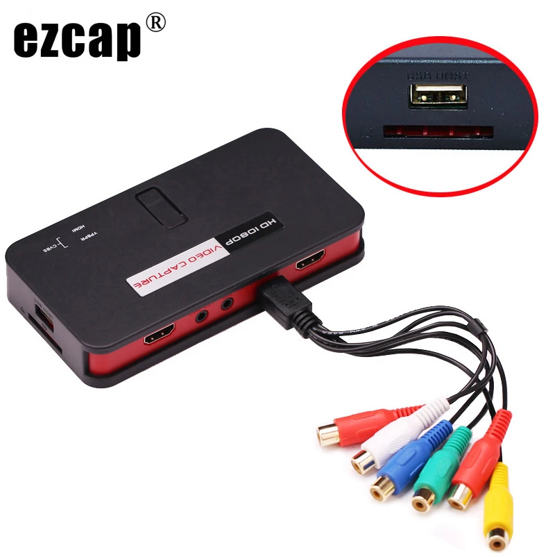 1080p Hdmi Av Audio Video Capture Card For Ps3 Ps4 Tv Box Phone Game Hd Camera Recording Box To Usb Disk Pc Obs Live Streaming Game Capture Video Game Capturehd Video Game Capture