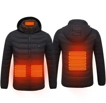 

Winter Outdoor Electric Heated Vest USB Heating Vest Infrared Riding Jacket Moto Thermal Heating Motorcycle Jacket Clothing