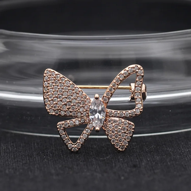 

Autumn New Style Delicacy Small Sweet Hollow out Butterfly Brooch Sweater Accessories Brooch Hair