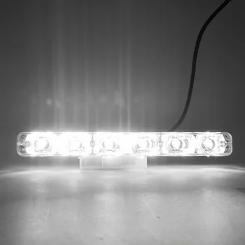 

LED Daytime Running Light DRL Turn Signal Fog Lamp Amber&White Waterproof
