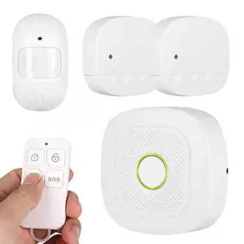 

Smart WiFi Alarm Anti-Theft Security Burglar Alarm System for Alexa / Tuya EU 100-240V alarmas de seguridad para casa