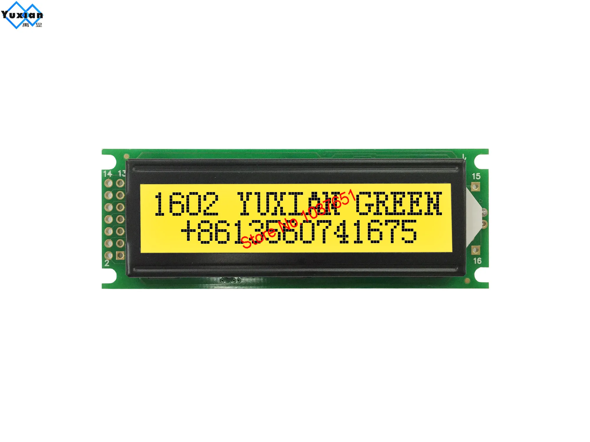 ЖК дисплей 1602 16x2 пластиковый синий зеленый двойной 14PIN HD44780 1602DB V3.0 вместо LMB1602N