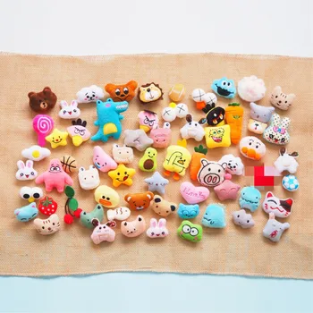 

100pcs/lot Fashion Cartoon Stuffed Animal Cute Doll Brooch Bag Costume Pins Jewelry Accessory